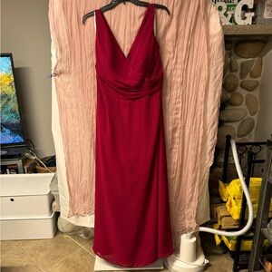Azazie Red Maxi Dress